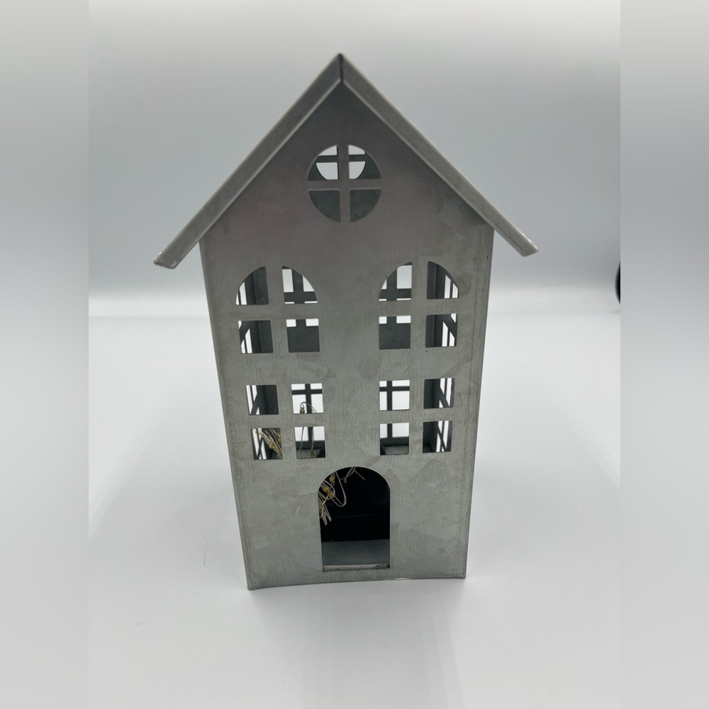 Set of Two - Galvanized Tin - Luminary - Holiday Houses - Target Wondershop - Picture 6 of 16